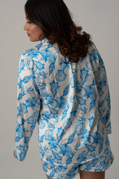 Lirio shorts Camisa Manga Larga